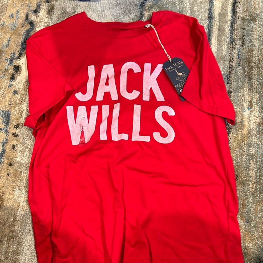 Jack Wills Red T shirt -Size XL
